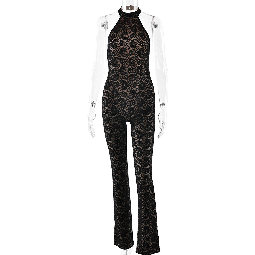 Midnight Urban Lace Jumpsuit